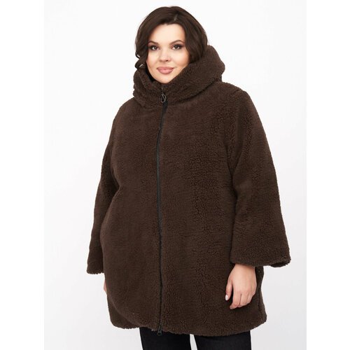 Купить Куртка Artessa, размер 56/58, коричневый
Полушубок из "эко-меха" прямого кроя, с...