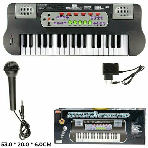 Купить Синтезатор ZYB-B0689-1 37 клавиш
Размер упаковки- 53*20*6 см Детский синтезатор...