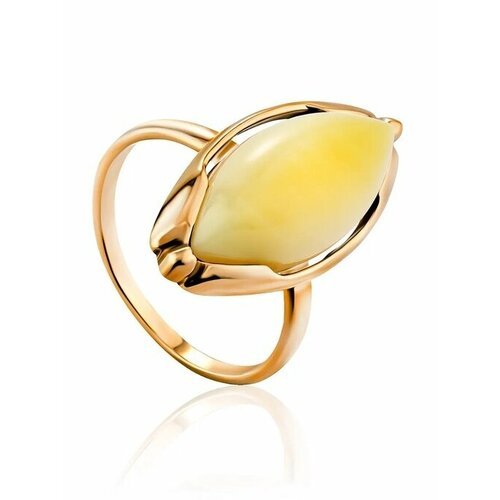 Купить Кольцо, янтарь, безразмерное, белый, золотой
Элегантное кольцо «Баллада», создан...