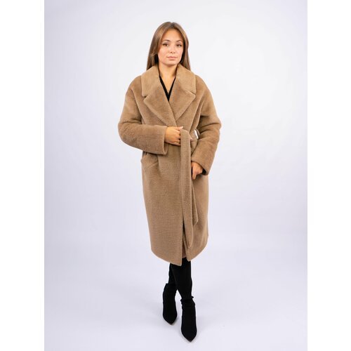 Купить Пальто, размер 44, коричневый
Уютная и теплая женская шуба из ЭКО-меха премиум к...
