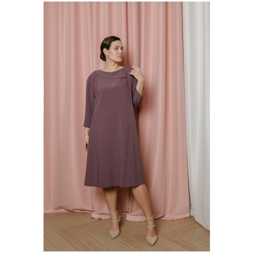 Купить Платье Mila Bezgerts, размер 46, коричневый
Элегантное платье с асимметричным от...