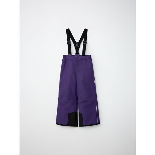 Купить Брюки Sela, размер 98, фиолетовый
Утепленные брюки на лямках из дышащей технолог...