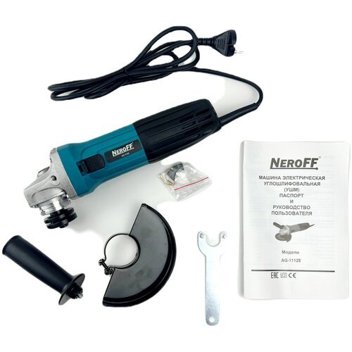 Купить УШМ NeroFF AG11125 1100Вт, 125 мм
<br>Ушм используется для зачистки<br>шлифовани...