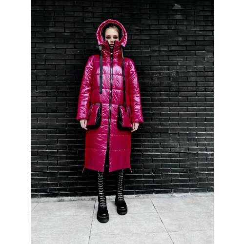 Купить Пуховик Valiosa, размер 40/50, красный, розовый
Пуховик пальто с капюшоном из ка...