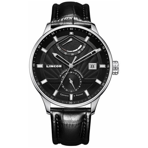 Купить Наручные часы LINCOR, черный, серебряный
Коллекция соединяет мужественный дизайн...
