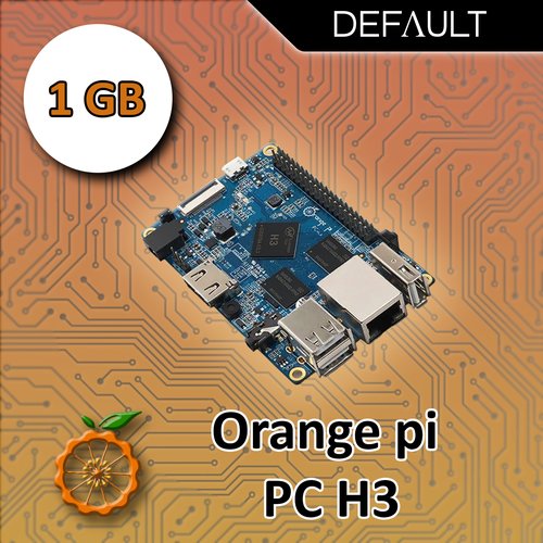 Купить Микрокомпьютер Orange pi PC 1gb H3
Микрокомпьютер Orange Pi PC оснащен 1 ГБ опер...