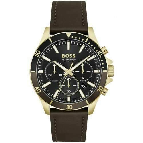 Купить Наручные часы BOSS, коричневый
Стильные часы с минеральным стеклом. Эта модель ч...