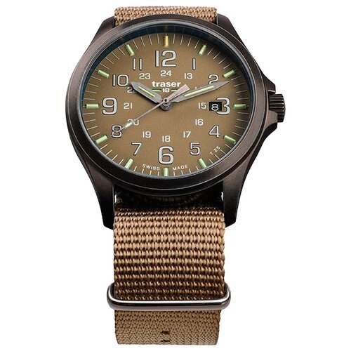 Купить Наручные часы traser, коричневый, бежевый
Швейцарский часовой бренд traser попол...