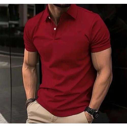 Купить Поло размер 50, бордовый
Мужская футболка поло - стильный и комфортный выбор для...