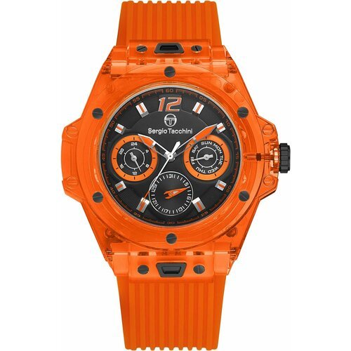 Купить Наручные часы SERGIO TACCHINI, черный, оранжевый
Мужские часы. Коллекция Streaml...