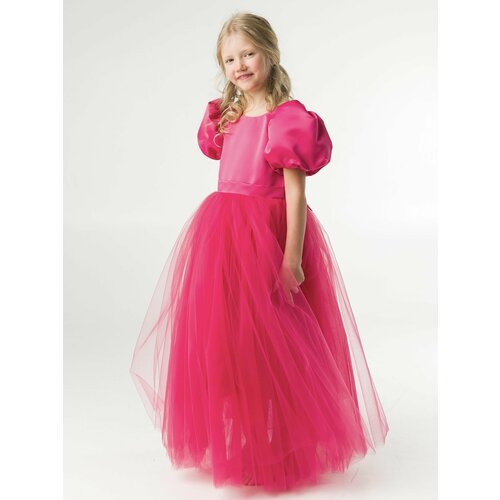 Купить Платье KROLLY, размер 140-146, фуксия
Нарядное платье для девочки в пол от росси...