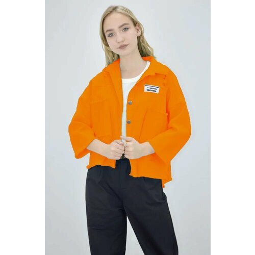 Купить Джинсовая куртка Tango Plus, размер one size, оранжевый
Шикарная, яркая джинсовк...