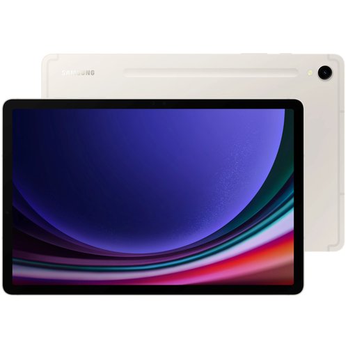 Купить Планшет Samsung Galaxy Tab S9 Wi-Fi 12/256 ГБ (SM-X710) бело-бежевый с клавиатур...