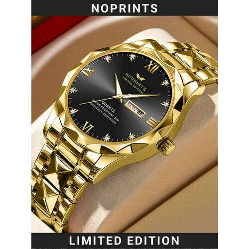 Купить Наручные часы NOPRINTS, черный, золотой
NOPRINTS NPV11 – это стильные наручные ч...