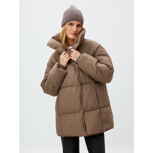 Купить Куртка Sela, размер M INT, коричневый
Женская удлиненная стеганая куртка sela, в...