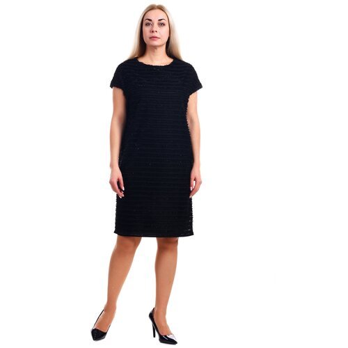 Купить Платье Olsi, размер 60, черный
Стильное платье из ткани, имитирующей горизонталь...