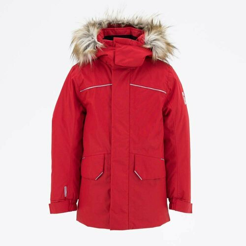 Купить Куртка КОТОФЕЙ, размер 146, красный
Теплая детская куртка-пуховик предназначена...