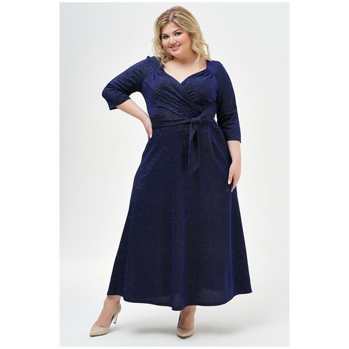 Купить Платье Olsi, размер 68, синий
Праздничное изысканное платье макси из струящегося...