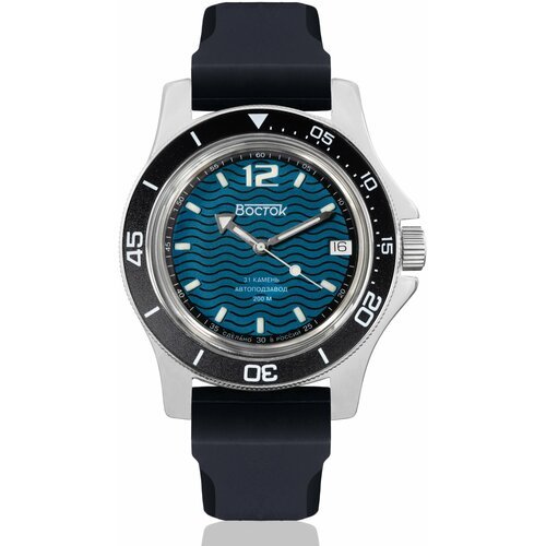 Купить Наручные часы Восток Амфибия, синий, черный
Мужские наручные механические часы с...
