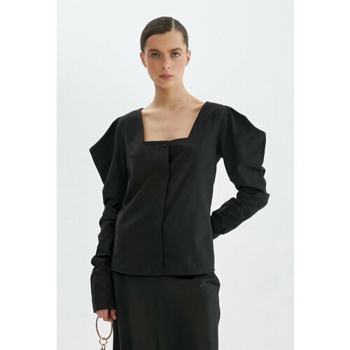 Купить Блуза BIRCO, размер 46/48, черный
Блуза женская с пышными рукавами от BIRCO - ст...
