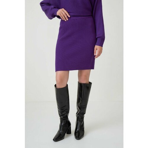 Купить Юбка Baon, размер 52, фиолетовый
Вязаная мини-юбка - эффектный выбор для ваших с...