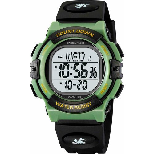 Купить Наручные часы Daniel Klein, черный, зеленый
Мужские часы. Коллекция Digital. Спо...