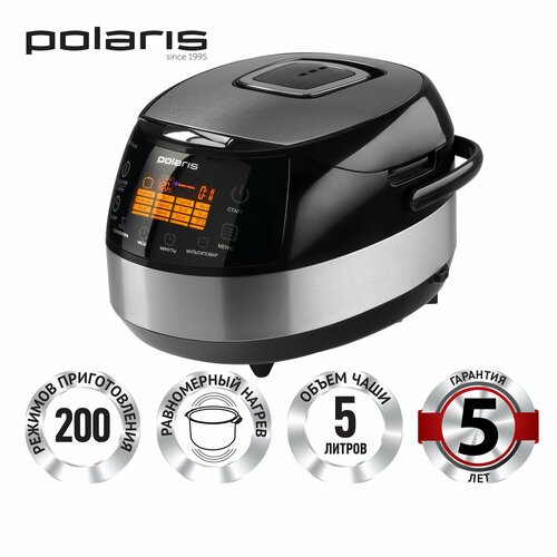 Купить Мультиварка Polaris PMC 0517AD, серебристый/черный
Артикул № 76504 Мощность: 860...