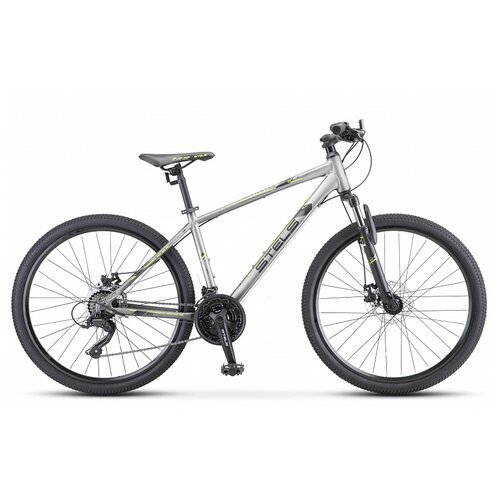 Купить Горный (MTB) велосипед STELS Navigator 590 MD 26 K010 (2020) серый/салатовый 16"...