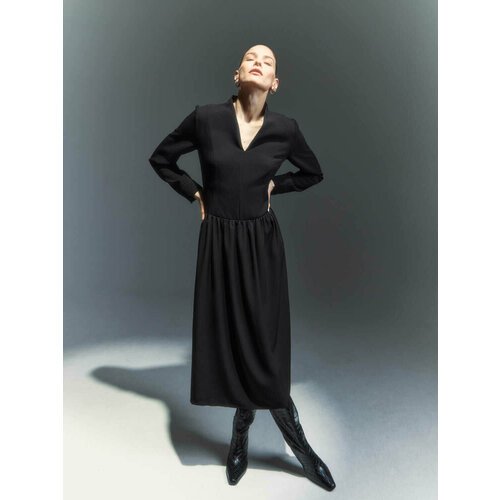 Купить Платье GATE31, размер XS, черный
Платье Сельма длины макси выполнено из двух вид...