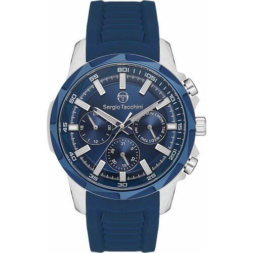 Купить Наручные часы SERGIO TACCHINI, синий, серебряный
Мужские часы. Коллекция Heritec...