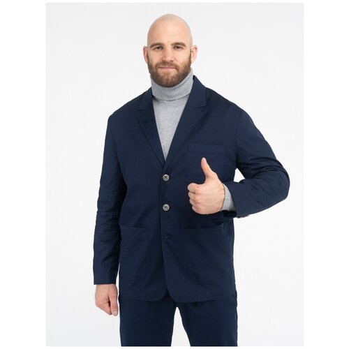 Купить Пиджак Великоросс, размер 46, синий
Мужской пиджак темно-синего цвета выполнен и...