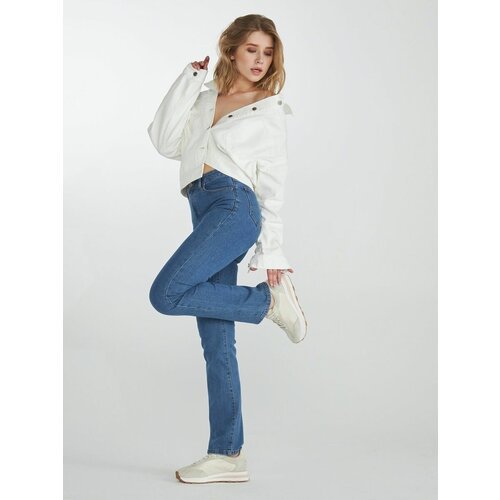 Купить Джинсы зауженные Velocity, размер 33/32, синий
Классические женские джинсы с пят...