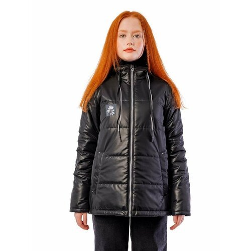 Купить Куртка, размер 140, черный
Демисезонная куртка для девочки из непромокаемой курт...