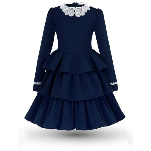 Купить Школьное платье Alisia Fiori, размер 134-140, белый, синий
Многофункциональное ш...