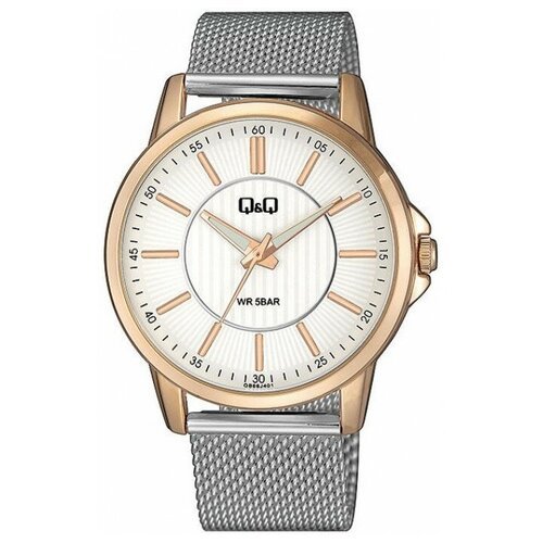Купить Наручные часы Q&Q, белый
Мужские японские наручные часы Q&Q QB66-401 [QB66 J401Y...
