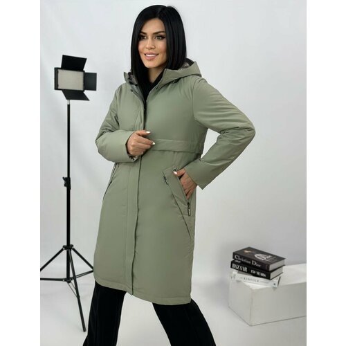 Купить Ветровка Diffberd, размер 54, зеленый
Куртка женская весенняя, новая коллекция в...