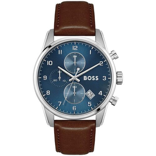 Купить Наручные часы BOSS Skymaster, синий, коричневый
Мужские часы. Коллекция Skymaste...