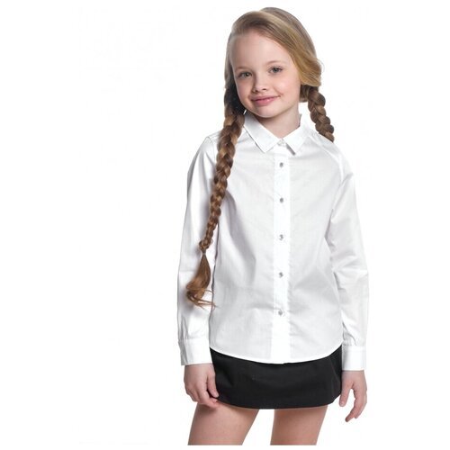 Купить Школьная блуза Mini Maxi, размер 140, белый
Блузка для девочек Mini Maxi, модель...