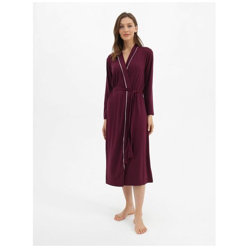 Купить Халат Luisa Moretti, размер XL, бордовый
Женский домашний халат из бамбука, с по...