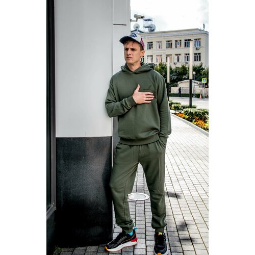 Купить Костюм Wearnost, размер 44, хаки, зеленый
Мужской спортивно-повседневный костюм...