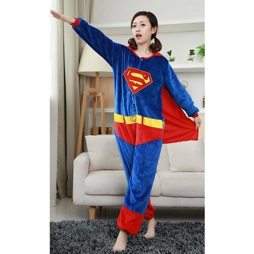 Купить Кигуруми Супермен , размер 175-185, синий, красный
Пижама Кигуруми в виде легенд...