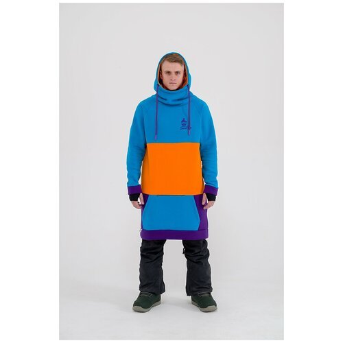 Купить Худи SnowBro, размер 54-58, синий, оранжевый
Материал - футер трехнитка с начесо...