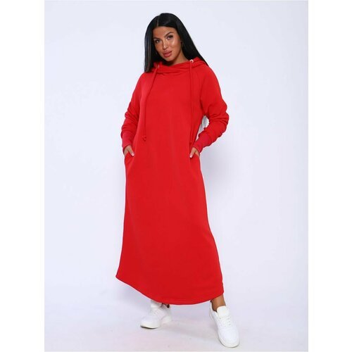 Купить Платье NO LABEL, размер 48-50, красный
Стильное платье худи выгодно подчеркивает...