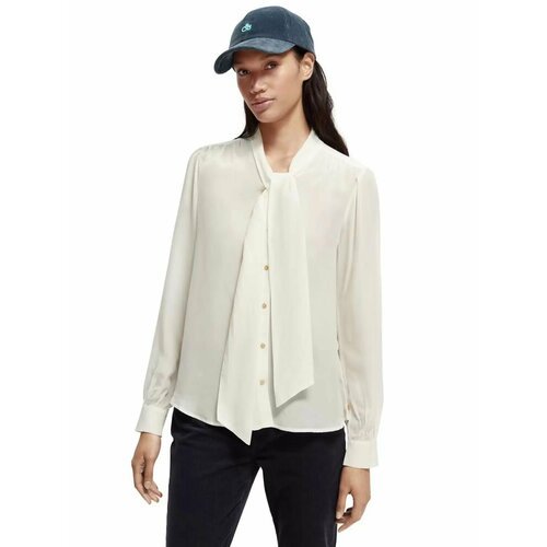 Купить Блуза SCOTCH & SODA, размер XS, белый
Блузка из легкого материала почти не ощуща...