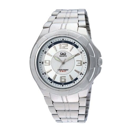 Купить Наручные часы Q&Q, серебряный
Мужские японские наручные часы Q&Q Q252-204 [Q252...