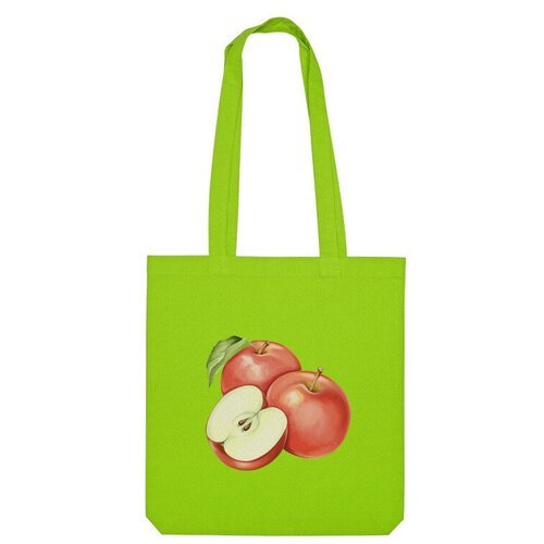 Купить Сумка Us Basic, зеленый
Название принта: Красные яблоки. Автор принта: Torrika....