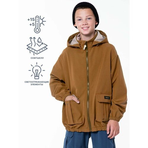 Купить Куртка NIKASTYLE 4л8924, размер 128-64, коричневый
Ветровка для мальчика из Soft...