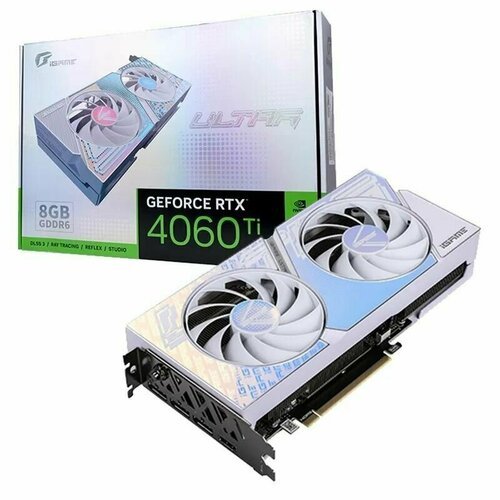 Купить Видеокарта Colorful iGame GeForce RTX 4060 Ti Ultra W DUO OC 8 ГБ
Видеокарты GeF...