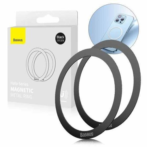 Купить Магнитное кольцо Baseus Halo Series Magnetic Metal Ring, для телефонов/держателе...