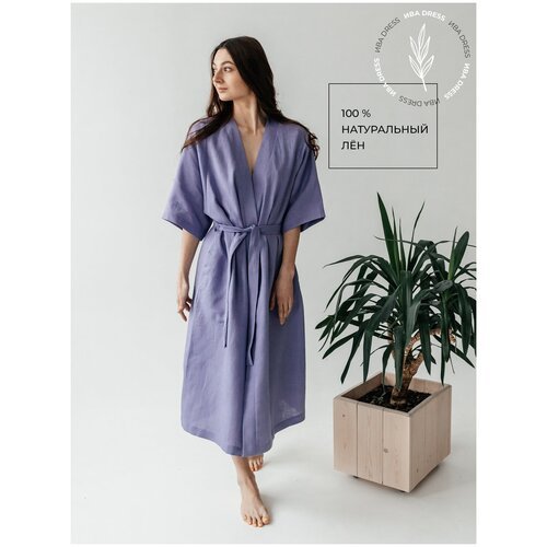 Купить Халат-кимоно ИВАdress, размер 42-46, фиолетовый
Халат банный женский модели Кимо...